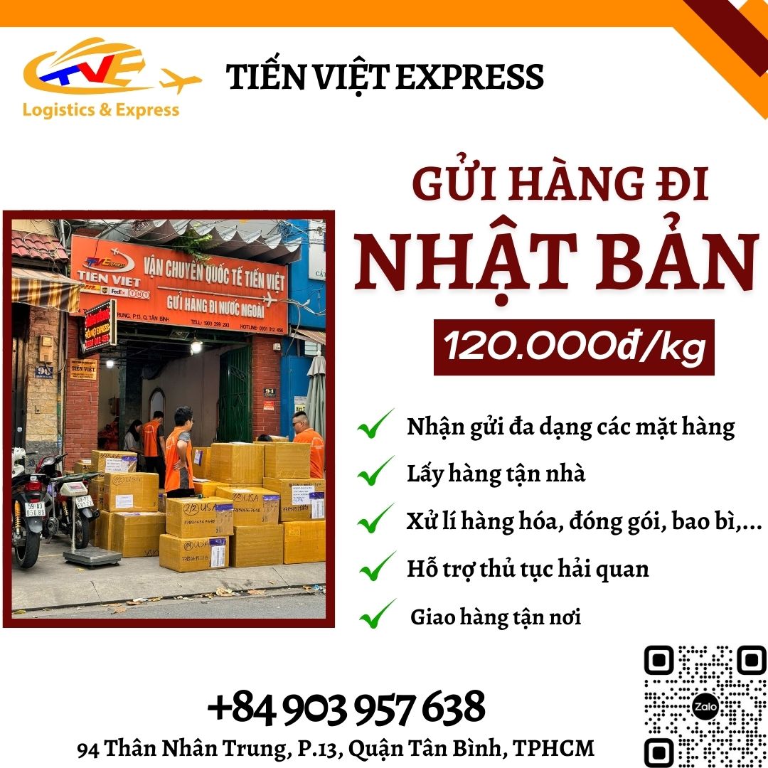 Gửi hàng đi Nhật - Tiến Việt Express